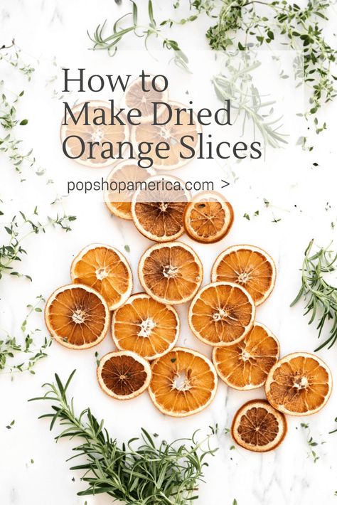 how to make dried orange slices pop shop america Make Dried Orange Slices, Dry Orange Slices, Orange Baking, Natural Christmas Decor, Dried Oranges, Dried Orange Slices, Holiday Garlands, Natural Christmas, Orange Slices