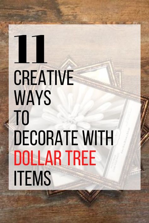 If you're decorating on a budget then the dollar tree is your best friend. These cheap decorating ideas for your living room, bedroom and kitchen are easy and quick and will make your home decor look more expensive and high end. #diy #homedecor #dollartree Dollar Store Home Decor, Frugal Homemaking, Upcycled Thrift, Cheap Fall Decor, Cheap Table, Homemaking Tips, Plant Hacks, Minimalist Home Interior, Target Home Decor