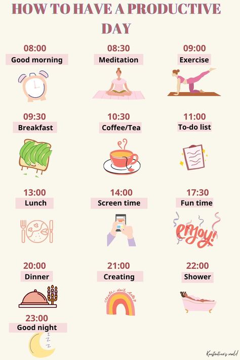 How To Make Your Day Productive, Being Productive Tips, Productive Study Day Routine, Diffrent Aesthics, Productive Day Plan, How To Have A Productive Day, Productive Day Routine, A Productive Day, Productive Girl Aesthetic