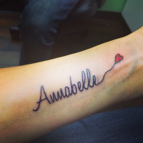 Annabelle Tattoo Annabelle Name, Annabelle Tattoo, Name Tattoo, Name Tattoos, Tattoo Images, Jesus Fish Tattoo, Tatting, Tattoo Quotes, I Hope