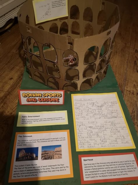 Colosseum School Project, Ancient Rome Preschool Activities, Ancient Rome School Project, Ancient Rome Projects Middle School, Roman Project, School Project Ideas, Ancient Civilizations Projects, Italy Project, Ancient Rome Projects