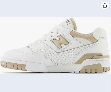 newbalance 550 New Balance 550 Neutral, New Balance 550 White And Beige, New Balance 550 Cream, Balance 550, Sneaker Culture, European Shoes, Neutral Shoes, Club Fits, Sneakers Running