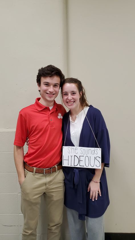 Flo And Jake From State Farm Costume, Jake From State Farm Costume, Farm Costumes, Halloween Couples Costume, Jake From State Farm, Halloween Couples, Couples Costume, Spooky Szn, State Farm