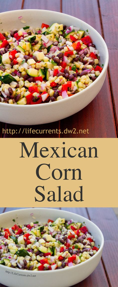 Mexican Corn Salad is a great healthy side dish or even a dip to serve with chips! Perfect for any party or gathering Mexican Corn Salad, Mexican Side Dishes, Diy Easy Recipes, Taco Fillings, Mexican Corn, Healthy Side Dish, Taco Bar, Healthy Side, Corn Salad