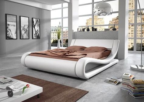 Unique Bedroom Furniture, Unique Bed Design, Unique Bedroom Ideas, Bedroom Designs For Couples, Curved Bed, Unique Bedroom Design, Unique Bedroom, Bed Design Modern, Bed Furniture Design