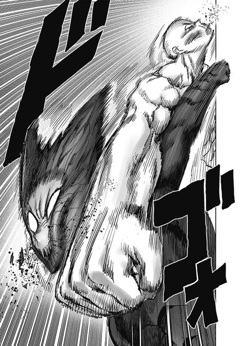 I really love this chapter it's was hard choose the best panels I'm sorry :( Btw I'll still uploading panel from this cap until the next chapter. Every day I post something about OPM :) Monster Garou, Punch Manga, Letter Portrait, Opm Manga, Saitama One Punch, Saitama One Punch Man, One Punch Man Manga, One Punch Man Anime, Photographie Portrait Inspiration