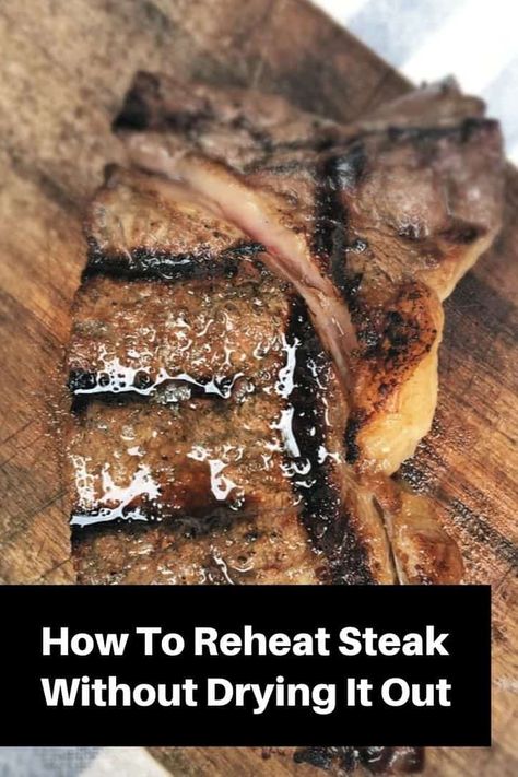 Want to know how to reheat meat without drying it out? I got you covered! I'll show you a super simple and easy way to understand how to reheat steak without drying it out or overcooking it! #steak #howto #dontdryit #reheat Reheat Steak, How To Reheat Steak In Air Fryer, Reheating Steak In Air Fryer, Reheat Steak In Air Fryer, Best Way To Reheat Steak, Reheating Steak Best Way To, Reheat Steak Best Way To, How To Tenderize Tough Steak, How To Reheat Steak Without Overcooking