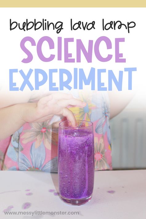 DIY lava lamp science experiment for kids. Bubbling lava lamp experiment for toddlers and preschoolers. Lava Lamp Experiment For Kids, Lava Lamp Science Experiment, Diy Lava Lamp, Lava Lamp Experiment, Playdate Activities, Cloud In A Jar, Water Science Experiments, Rainbow Experiment, Experiment For Kids