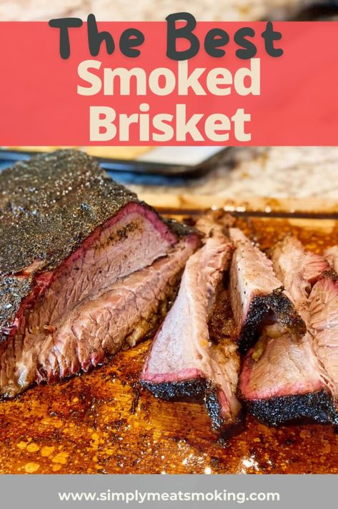 Celebrate the holidays with a delicious smoked brisket that’s perfect for Christmas and Thanksgiving. Our smoked brisket recipe, ideal for any type of grill or smoker, will impress your guests with its tender, flavorful meat. Save the recipe for later to enjoy this smoked brisket. Traeger Brisket, Smoker Brisket, Brisket Recipes Smoked, Brisket Recipe, Beef Brisket Recipes, Pellet Smoker, Smoked Beef Brisket, Pellet Grill Recipes, Smoked Meat Recipes