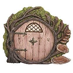 Door Embroidery, Fairy Pots, Fairy Doors On Trees, Hobbit Door, Fairy Garden Doors, Casa Halloween, Cottage Door, Miniature World, Fairy Garden Supplies