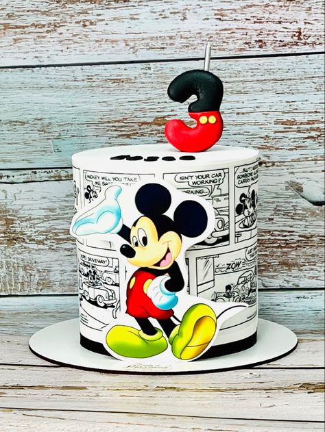 Tarta mickey mouse Tarta Mickey Mouse, Mickey Cake, Mickey Cakes, Snoopy, Cake, Fictional Characters, Art