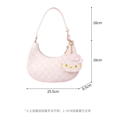 ʚɞ hello kitty shoulder bag ʚɞ Price- 1359 + international shipping Dm to order Imported Takes 4-7 weeks to deliver once preorders submitted . . . #hellokitty #sanrio #sanriocore #aesthetic #shop #shopsmall Pink Kitty, Cute Hello Kitty, Bag Cartoon, Anime Accessories, Cute Handbags, Underarm Bag, Kawaii Girl, Birthday Gifts For Girls, Creative Decor