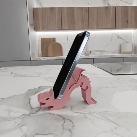 Phone Stand For Desk, 3d Dragon, Small Gadgets, 3d Pen, Support Telephone, 3d Laser, Stl Files, Cell Phone Holder, Phone Stand