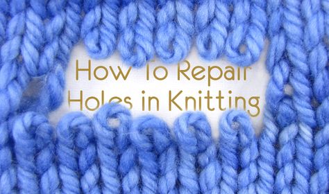 holes in knitting graphic How To Darn Socks, Darn Socks, Darning Socks, Make Do And Mend, Visible Mending, Knitting Tutorials, Knitting Instructions, Knitting Tips, Knitted Wit