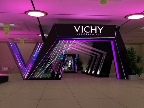 VICHY Event on Behance Event Gate Design, Event Arch, Event Entrance Design, Event Entrance Arch Design, Event Entrance Arch, Event Entry, Entrance Arch, Photowall Ideas, Event Entrance