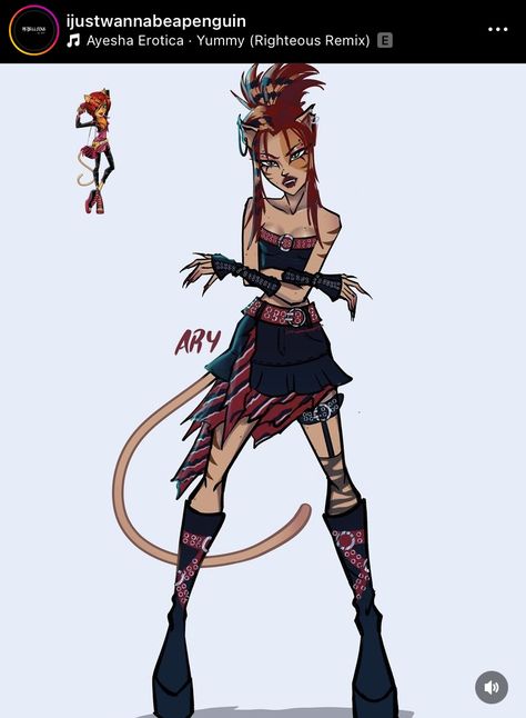 Monster High Werecats, Monster High Character Design, Torelai Stripe, Monster High Outfit Inspiration, Monster High Redesign, Mh Fanart, Monster High School, Monster H, Arte Monster High