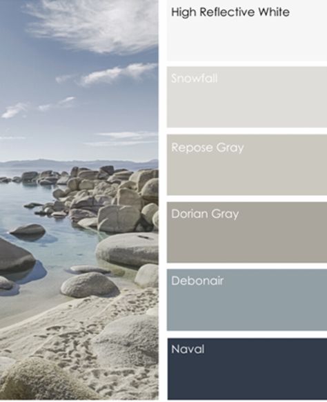 Paint Colour Schemes Living Room, Grey Beige Blue Color Palette, Greige Colour Palette, Luxury Home Color Palette, Gray Color Palette Bedroom, Grey Matching Colors, Grey Blue Color Palette, Grey Colour Scheme, Paint Color Inspiration