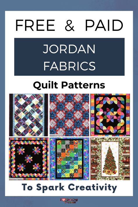 Top 10 Free Jordan Fabrics Quilt Patterns Bear Creek Quilts Free Pattern, Quilts By Donna Jordan, Friendship Quilt Pattern Free, Red And Black Quilt Patterns, Jordan Fabrics Free Patterns, Easy Quilts Patterns, New Quilt Patterns 2024, Donna Jordan Quilt Tutorials, Three Yard Quilts Free Pattern