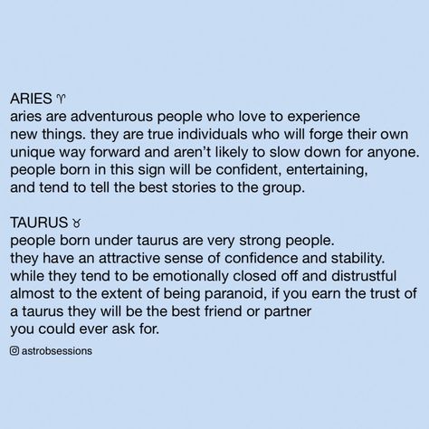 aries & taurus description Taurus Aries Relationship, Aries X Taurus, Aries And Taurus Relationship, Aries Taurus Compatibility, Aries Description, Taurus Description, Taurus Relationships, Aries And Taurus, Aries Goddess