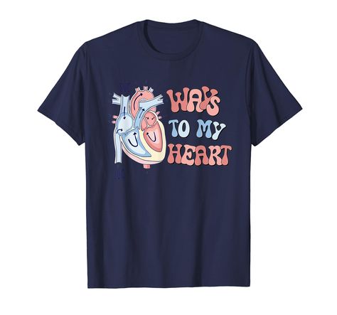 PRICES MAY VARY. Ways To My Heart Shirt, Cardiac Nurse Shirt, Cardiac Surgeons Shirt, Cardiologist Shirt, Critical Care Nurse Tee, Funny Cardiology Tee Cardiac Nurse Shirt, Cardiologist Shirt, Funny Cardiology Tee, Critical Care Nurse, Cardiac Surgeons, Ways To My Heart tee, healthcare worker, anatomical heart, cardiology doctor, funny doctor shirt, funny nurse shirt, funny icu shirt, medical tshirt Lightweight, Classic fit, Double-needle sleeve and bottom hem Critical Care Nurse, Doctor Funny, Cardiac Nurse, Cardiac Nursing, Funny Nurse Shirts, Critical Care Nursing, Doctor Humor, Funny Nurse, Heart Tee