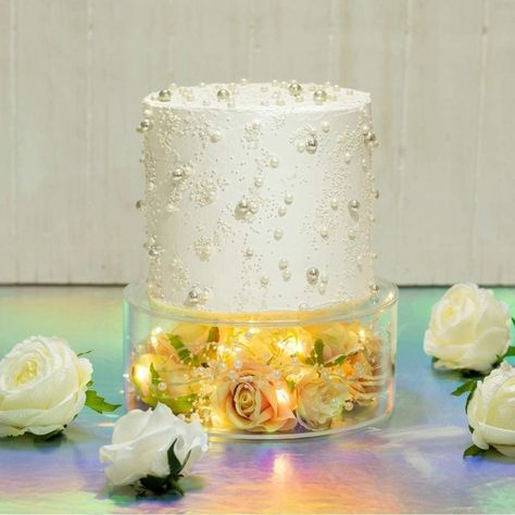 Amazon.com: Choowin 2 Clear Acrylic Cake Stand Cake Riser Cake Tier Cake Dummy, Round Cylinder Display Riser Display Box, Decorative Centerpiece for Wedding Birthday Party (One 10"Dx4"H inch, One 6"Dx4"H inch) : Home & Kitchen Cake Riser, Acrylic Cake Stands, Cake Stand Display, Cake Tray, Wedding Cake Stands, Tier Cake, Cake Display, Cake Board, Cake Stands