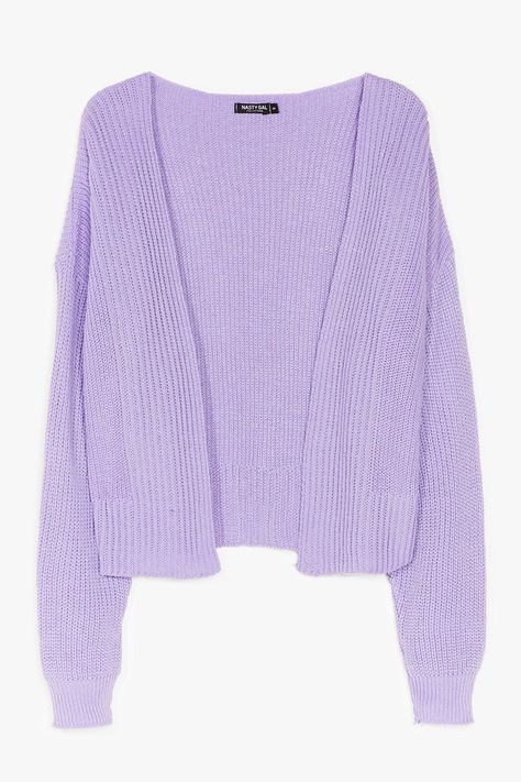 What's Love Got to do With Knit Cardigan What's Love, Lilac Sweater, Lavender Cardigan, Lilac Cardigan, Purple Clothing, Trendy Cardigans, Cardigan Purple, Pastel Outfit, Purple Cardigan