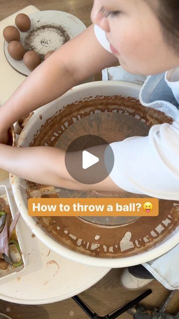 Meet Ceramics on Instagram: "How to throw a ball?😉
#meetceramics #ceramics #ceramicart #wheelthrowing #pottery #potters #sydneypotters #australianceramicartist #australianpotter #ceramilicious #throwingaball" Wheelthrowing Pottery, Ceramic Videos, Wheel Throwing, December 12, Ceramic Artists, Ceramic Art, Ceramics, On Instagram, Instagram