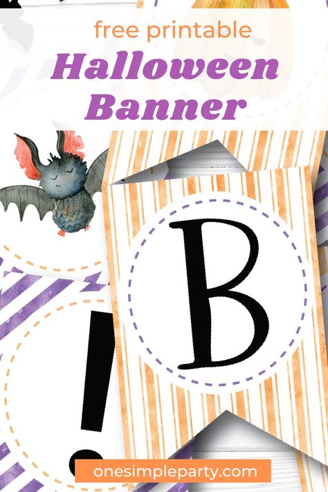 Add some cute fun to your Halloween decor with this FREE Printable Halloween Banner. Features an adorable bat and pumpkin. Banner shouts Boo! - - - CLICK HERE to download your FREE Printable Halloween Banner - - - #halloweenprintables #halloweenbanner Cute Halloween Banner, Printable Halloween Banner, Pumpkin Banner, Halloween Gender Reveal, Halloween Fireplace, Free Printable Halloween, Cute Halloween Decorations, Printable Cute, Banner Printable