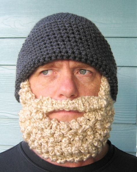 free Crochet Bearded Beanie Hat Pattern | the santa beard beanie version the fisherman beard beanie the Crochet Beards, Crochet Beard Beanie, Crochet Beard Hat, Medieval Helmet, Crochet Beard, Beard Beanie, Beard Hat, Man Beard, Beanie Hat Pattern