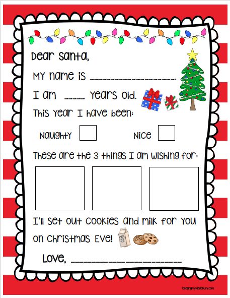 Screen Shot 2015-12-08 at 4.05.31 PM Write A Letter To Santa, Craft Ideas For Beginners, A Letter To Santa, Christmas Paper Craft, Christmas Writing, Christmas Worksheets, Write A Letter, Christmas Kindergarten, Letter To Santa