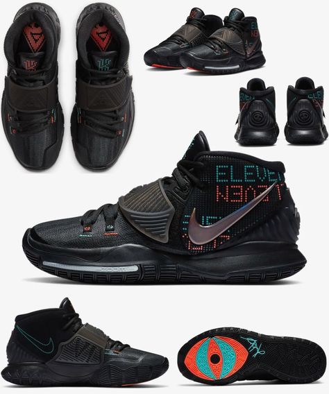 Kyrie 6 "Triple Black" Kyrie 3 Shoes, Irving Logo, Kyrie 4 Low, Kyrie 7 Shoes, Zapatillas Kyrie Irving, Kyrie Shoes, Kyrie Irving Shoes, Kyrie 6, Nike Kyrie 3