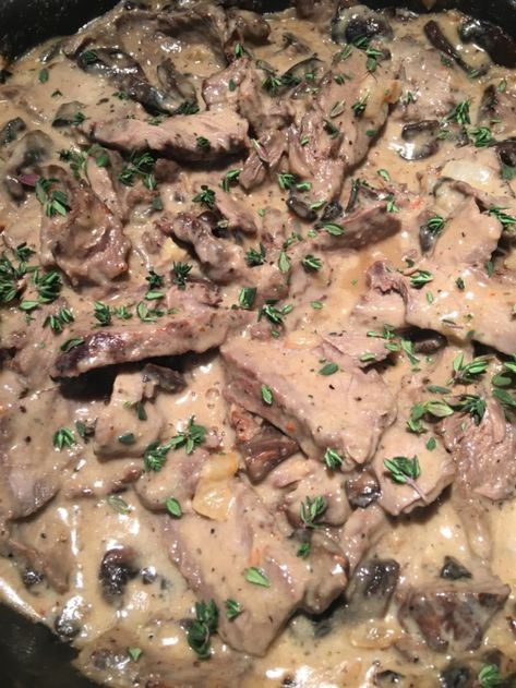 Beef Stroganoff Leftover Steak, Leftover Beef Stroganoff Recipe, Leftover Steak Beef Stroganoff, Leftover Steak Stroganoff, Leftover Steak And Mushroom Recipes, Leftover Beef Stroganoff, Leftover Beef Steak Recipes, Leftover Cooked Steak Recipes, Leftover Rib Eye Steak Recipes