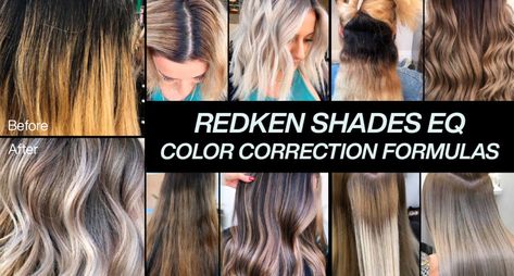 Redkin Eq Shades Toners, Redden Shades Eq Color Chart, Shades Eq Toner Formulas To Cancel Orange, Redken Shades Eq Level 8 Formulas, Shades Eq Toner Formulas Blonde, Redken Color Formulas, Redken Toner, Shades Formulas, Demi Hair Color