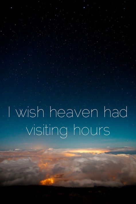 I wish heaven had visiting hours Wish Heaven Had Visiting Hours, Birthday Quotes For Brother, Thank You Best Friend, Birthday Wishes For Uncle, Quotes For Brother, Birthday In Heaven Quotes, Mom Birthday Quotes, Brother Birthday Quotes, Happy Birthday In Heaven