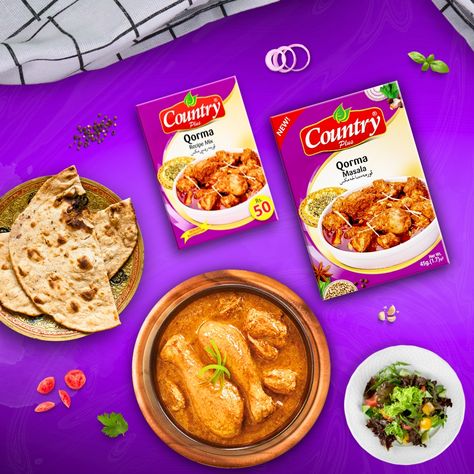 country plus foods Qorma Masala, Biryani