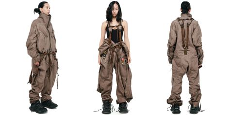 HAMCUS Spring/Summer '20 — eye_C Dystopian Fashion, The Lone Ranger, Cyberpunk Fashion, Army Uniform, Drawing Clothes, Military Inspired, Steam Punk, Fantasy Clothing, Fantasy Fashion