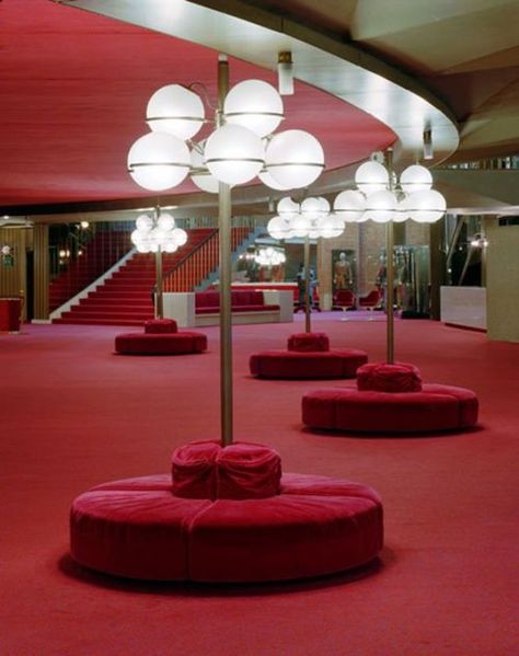 Teatro Regio, Carlo Mollino, 80s Interior, 70s Interior, Retro Interior Design, Interior Vintage, Deco Retro, Retro Interior, Decoration Originale