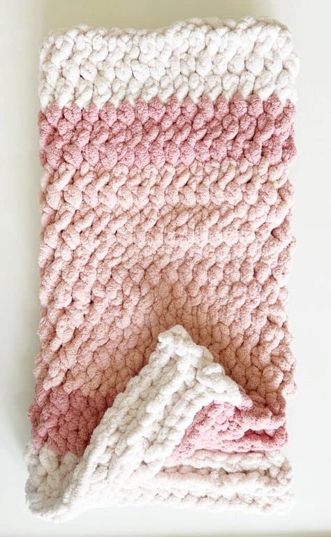 Bernat Blanket Yarn Patterns Crochet Baby, Loops And Threads Patterns, Crochet Bernat Blanket, Chunky Yarn Baby Blanket, Bernat Blanket Big Yarn, Bernat Blanket Yarn Patterns, Easy Crochet Patterns Free Beginners, Farm Crochet, Chunky Crochet Baby Blanket