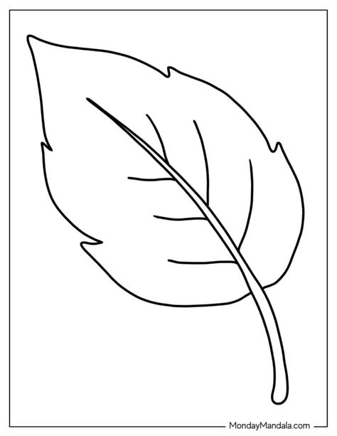 34 Leaf Coloring Pages (Free PDF Printables) Leaves Coloring Pages Free Printable, Leave Coloring Pages, Autumn Leaves Coloring Pages, Fall Leaves Silhouette, Fall Leaf Patterns Free Printable, Leaf Cut Out Template, Leaf Outlines Free Printable, Big Leaves Drawing, Leaf Coloring Page Free Printable