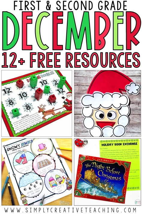 December Classroom Activities, Christmas Read Aloud, Classroom Christmas Activities, Christmas Literacy, Christmas Picture Books, Santa Writing, Christmas Math Activities, Read Aloud Activities, December Activities