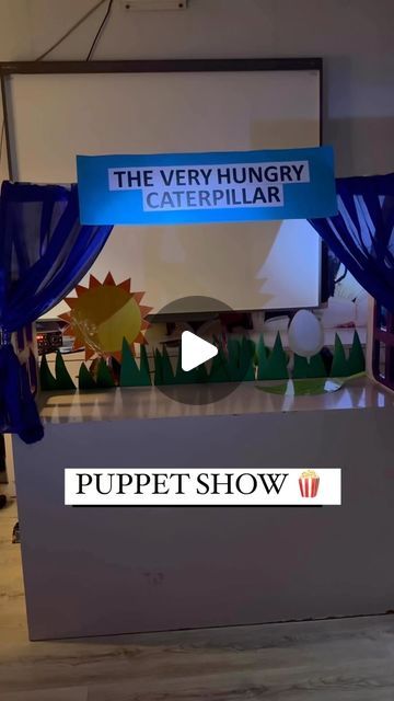 Puppet Show Ideas, Puppet Show For Kids, Toddlers Activities, Puppets Diy, School Kindergarten, The Very Hungry Caterpillar, Puppet Show, Very Hungry Caterpillar, Hungry Caterpillar