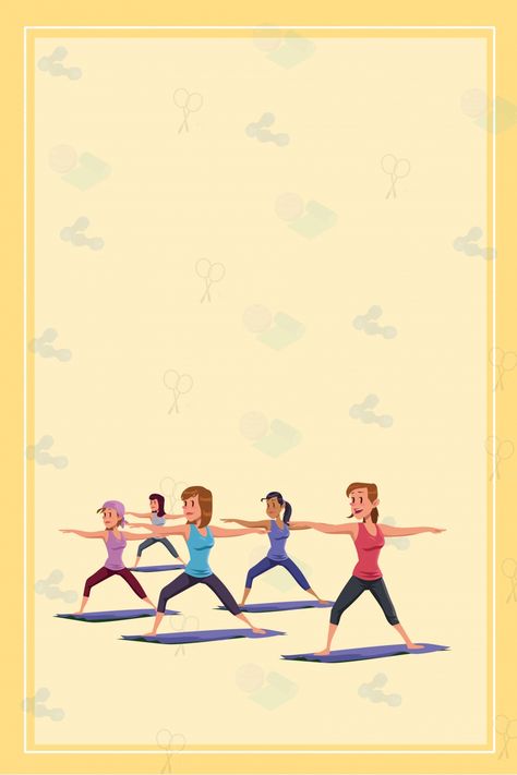 Yellow National Fitness Propaganda Poster Background Material Zumba Poster Background, Fitness Background Design, Pe Background Design, Zumba Background Design, Zumba Poster Design, Zumba Background, Zumba Poster, Gym Clipart, Class Poster Design