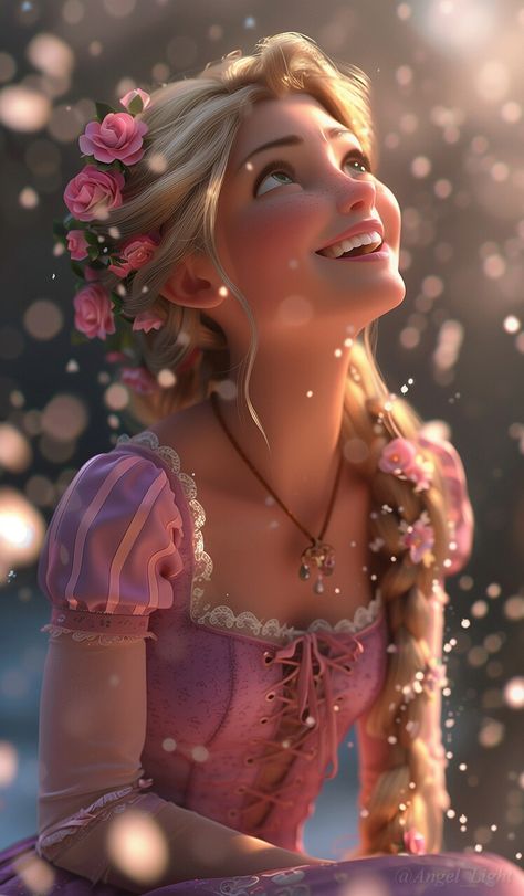 ArtStation - Rapunzel Disney Princess Real Life, Santa Monica College, Bolo Rapunzel, Angel Light, Disney Character Art, Disney Princess Artwork, Disney Princess Fan Art, All Disney Princesses, Frozen Disney Movie