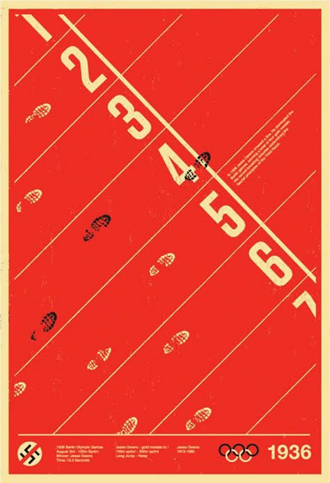 Master Race - Poster Illustration by Olly Moss Omg Posters, Olly Moss, Posters Inspiration, Best Posters, History Posters, Sport Poster Design, Sport Illustration, Sports Graphics, Sports Graphic Design