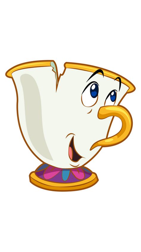 Chip Potts is a character from the Disney cartoon Beauty and the Beast who was turned into a cup. Chip Potts looks like a small white cup with a gold rim and a handle spout. The cartoon sticker... Chip Cup Beauty And The Beast, Chip Drawing Beauty And The Beast, The Beast And The Beauty, Beauty And The Beast Cartoon Characters, Disney Beauty And The Beast Characters, Beauty And Beast Characters, Beauty And The Beast Characters Drawings, Chip From Beauty And The Beast, Small Disney Characters