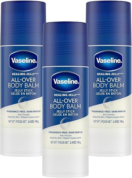 Vaseline All Over Jelly Balm Stick Healing Jelly Skin Care Unscented 40g (Pack of 3) : Amazon.ca: Beauty & Personal Care Vaseline Products, Vaseline Jelly, Body Cosmetics, Petroleum Jelly, Body Balm, Gel Moisturizer, Care Hair, Vaseline, Skin Moisturizer