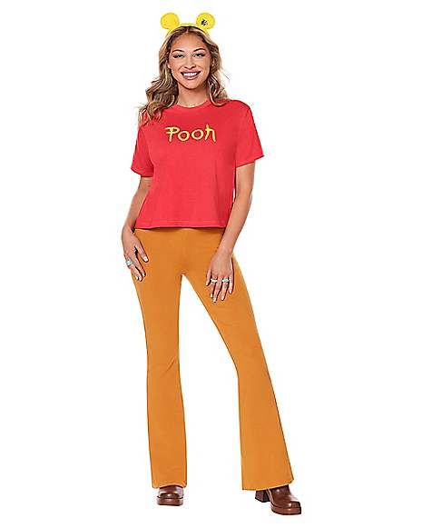 Adult Pooh Costume Kit - Winnie the Pooh - Spirithalloween.com T Shirt Headband, Pooh Costume, Winnie The Pooh Costume, Home Halloween Costumes, Winnie The Pooh Halloween, Mom Costumes, Teacher Halloween Costumes, New Halloween Costumes, Diy Costumes Women