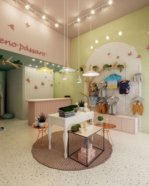 Baby Store Display, Kids Clothing Store Design, Kids Branding Design, Tor Design, Clothing Store Displays, Clothing Store Interior, Clothing Store Design, Retail Interior Design, Store Design Boutique