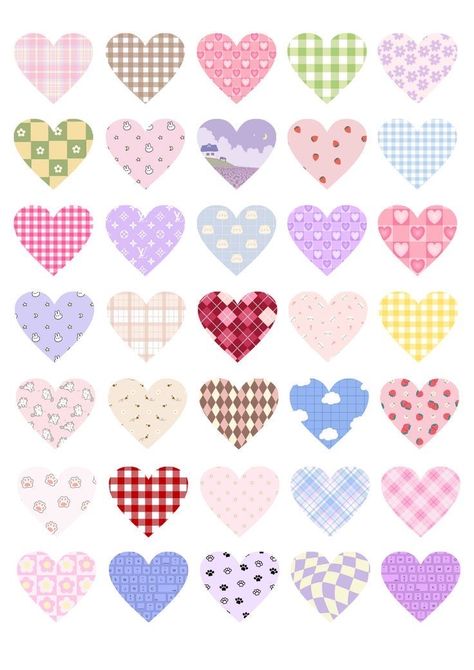 Cute Heart Stickers Aesthetic, Love Stickers For Journal, Heart Stickers Aesthetic Printable, 3d Stickers Printable, Love Sticker Printable, Cute Love Stickers Printable, Heart Stickers Free Printable, Hearts Stickers Printable, Heart Aesthetic Sticker