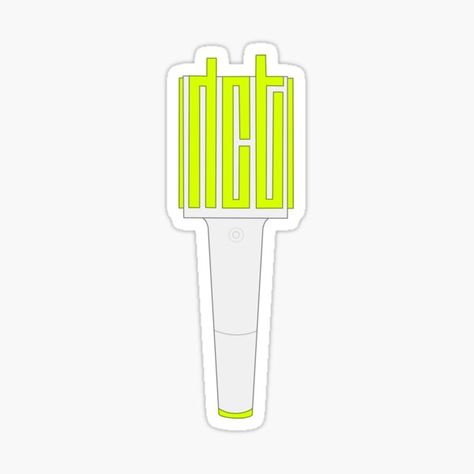 Nct Lightstick Drawing, Nct Dream Lightstick, Nct Lightstick Decoration, Sticker Nct Wallpaper, Nct Dream Sticker, Nct Dream We Young, Sticker Nct 127, Nct Lightstick, Nct 127 Sticker